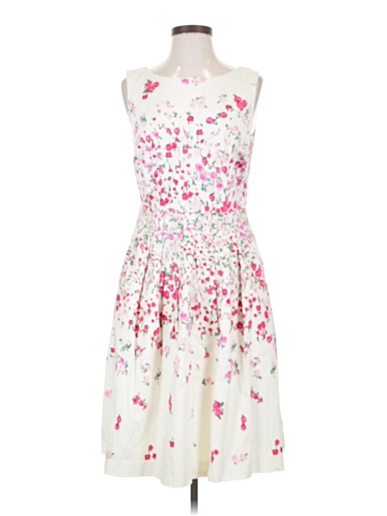 Pre-owned Rsvp By Talbots Cocktail Dress In White