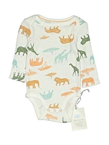 Cloud Island Long Sleeve Onesie (view 1)