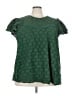 Lane Bryant Green Short Sleeve Blouse Size 26 - 28 Plus - photo 1