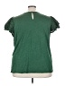Lane Bryant Green Short Sleeve Blouse Size 26 - 28 Plus - photo 2