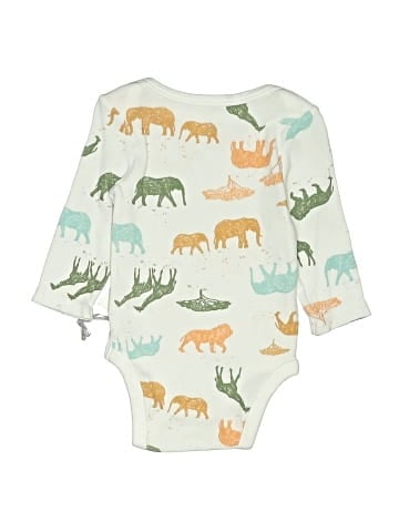 Cloud Island Long Sleeve Onesie (view 2)