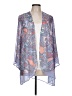Soft Surroundings 100% Polyester Blue Kimono Size L - photo 1