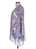 Soft Surroundings 100% Polyester Blue Kimono Size L - photo 5