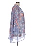 Soft Surroundings 100% Polyester Blue Kimono Size L - photo 4