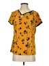 Adrienne Vittadini Yellow Short Sleeve Blouse Size S - photo 1