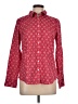 Talbots Paisley Red Long Sleeve Button-Down Shirt Size 10 - photo 1