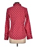 Talbots Paisley Red Long Sleeve Button-Down Shirt Size 10 - photo 2
