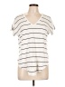 Assorted Brands Ivory Short Sleeve Top Size L - photo 1