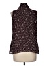 CAbi 100% Polyester Burgundy Sleeveless Blouse Size M - photo 2