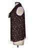 CAbi 100% Polyester Burgundy Sleeveless Blouse Size M - photo 5