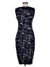 Max Mara Graphic Blue Cocktail Dress Size 14 - photo 2