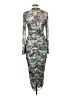 Lulus Print Blue Cocktail Dress Size L - photo 2