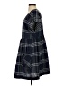 Holding Horses Plaid Blue Casual Dress Size S - photo 5