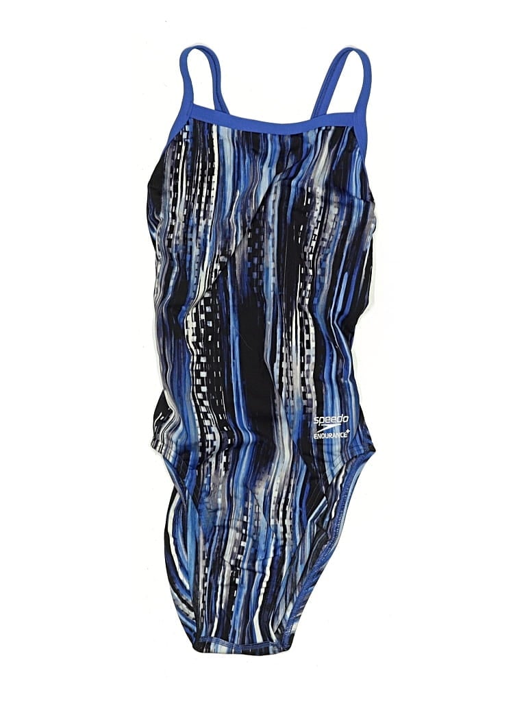 Pre-owned Speedo One Piece Swimsuit In Blue