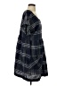 Holding Horses Plaid Blue Casual Dress Size S - photo 4