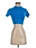 Unbranded Blue Short Sleeve Turtleneck Size S - photo 1