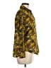 Assorted Brands 100% Cotton Print Yellow Long Sleeve Button-Down Shirt Size M (estimated) - photo 4