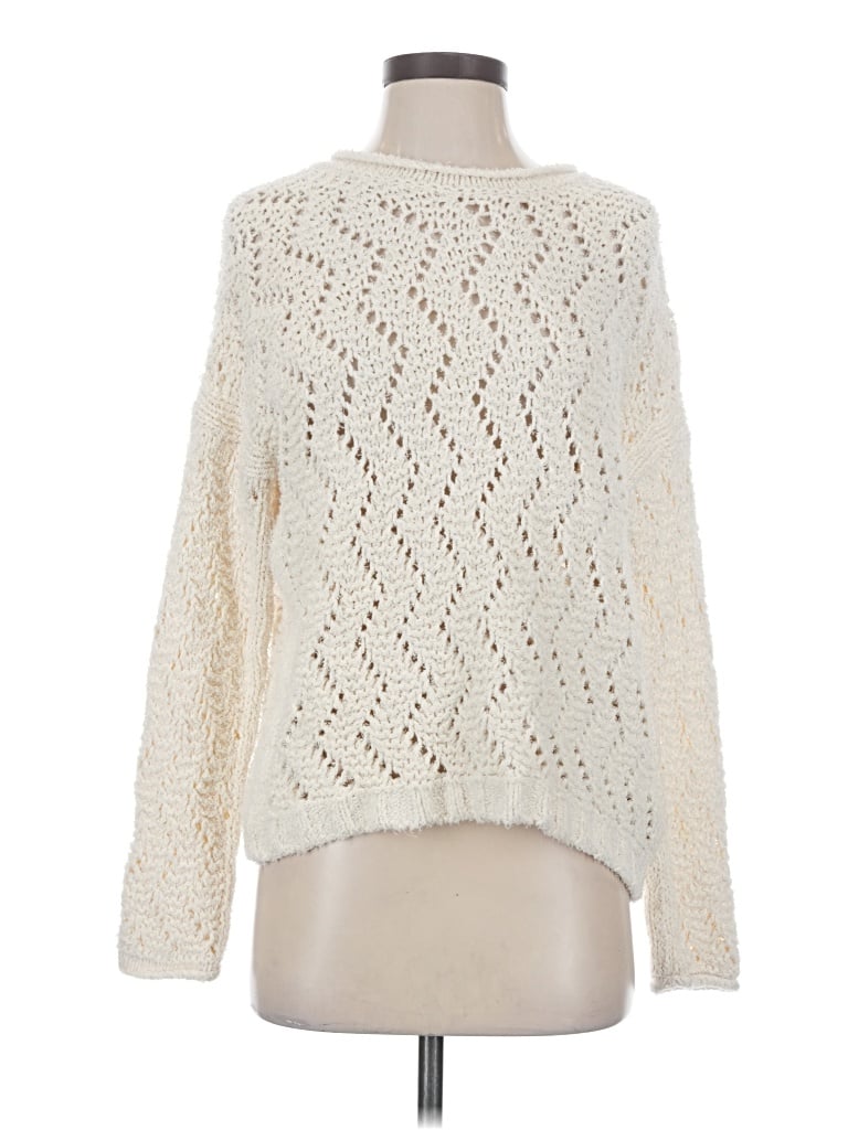 Pre-owned Akemi + Kin Pullover Sweater In Ivory