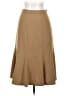 Focus 2000 Solid Tan Brown Formal Skirt Size 2 Petite - photo 1