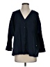 Kit and Ace Blue 3/4 Sleeve Button-Down Shirt Size S - photo 1