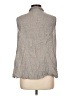 Flax 100% Linen Gray Sleeveless Button-Down Shirt Size 10 (M) - photo 2