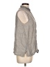 Flax 100% Linen Gray Sleeveless Button-Down Shirt Size 10 (M) - photo 4