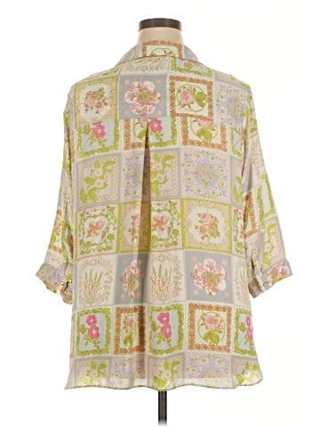 Rose + Olive 3/4 Sleeve Blouse (view 2)