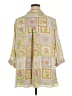 Rose + Olive 100% Polyester Paisley Ivory 3/4 Sleeve Blouse Size 2X - photo 2
