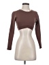 L Space Brown 3/4 Sleeve T-Shirt Size XS - photo 1