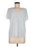 Jaclyn Smith Silver Short Sleeve Blouse Size M - photo 1