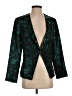 Gibson 100% Polyester Print Green Blazer Size S - photo 1