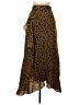 Shein 100% Polyester Animal Print Brown Casual Skirt Size S - photo 1