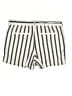 Ann Taylor LOFT Stripes Ivory Shorts Size 6 - photo 2
