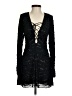 Oh Polly 100% Polyester Black Cocktail Dress Size 0 - photo 1