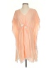 Tory Burch 100% Cotton Orange Poncho Size S - photo 1
