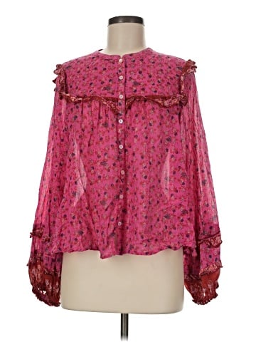 Free People Long Sleeve Blouse (view 1)