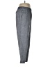 Lands' End Chevron-herringbone Gray Linen Pants Size 8 - photo 4