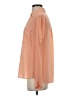 Express 100% Polyester Color Block Orange Long Sleeve Blouse Size S - photo 5