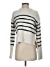 Veronica Beard 100% Cotton Stripes Ivory Turtleneck Sweater Size XS - photo 1
