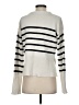 Veronica Beard 100% Cotton Stripes Ivory Turtleneck Sweater Size XS - photo 2