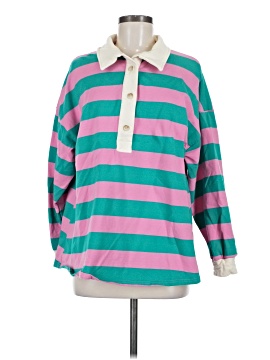 She + Sky Long Sleeve Polo (view 1)