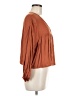 Altar'd State 100% Rayon Brown 3/4 Sleeve Blouse Size M - photo 4