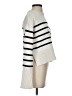 Veronica Beard 100% Cotton Stripes Ivory Turtleneck Sweater Size XS - photo 4