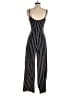 Monteau Stripes Black Jumpsuit Size S - photo 2