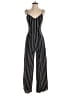 Monteau Stripes Black Jumpsuit Size S - photo 1