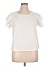 Unbranded Ivory Short Sleeve Top Size XL - photo 1