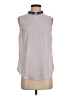 Attention Silver Sleeveless Blouse Size S - photo 1