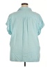 Orvis Solid Teal Short Sleeve Blouse Size XXL - photo 2