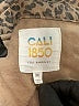 Cali 100% Cotton Animal Print Brown Jacket Size M - photo 6