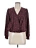 Democracy Burgundy Long Sleeve Blouse Size M (petite) - photo 1